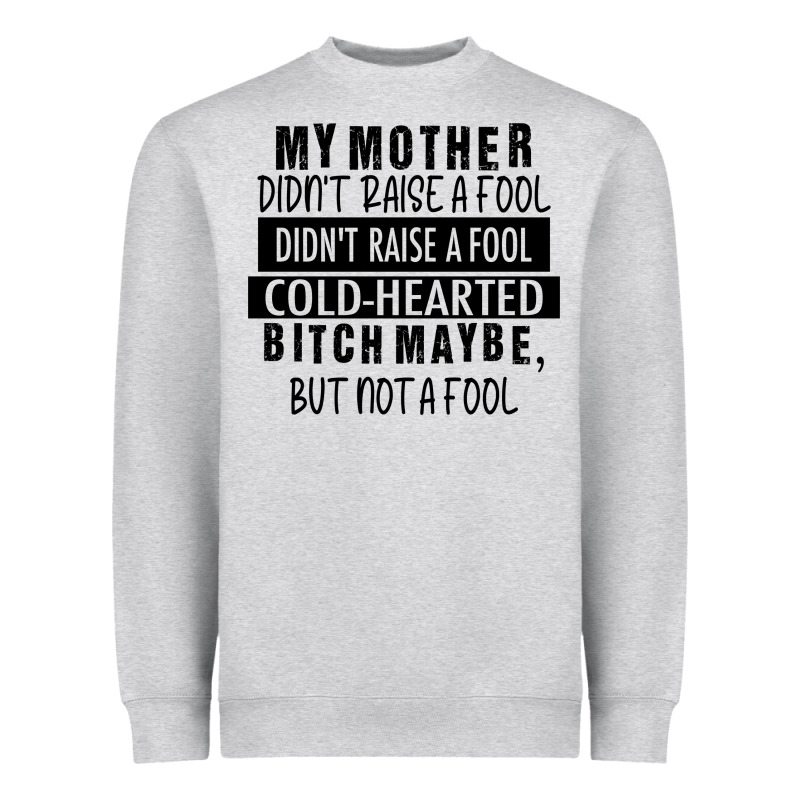 My Mother Black Heavyweight Sweatshirt by RacoonDesign | Teevron