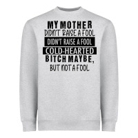 Heather Grey my mother black Heavyweight Sweatshirt - RacoonDesign