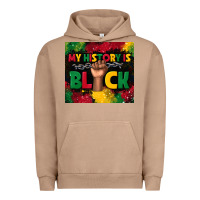 Pigment Burro my history is black Urban Hoodie - TumblerDesignByShophia