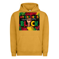 Pigment Peanut Butter my history is black Urban Hoodie - TumblerDesignByShophia