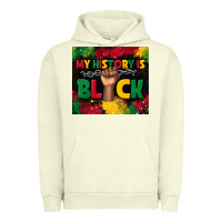 Pigment Pistachio my history is black Urban Hoodie - TumblerDesignByShophia