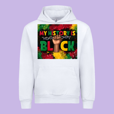 My History Is Black Urban Hoodie Designed By Tumblerdesignbyshophia