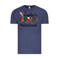 Vintage Denim santas favourite phlebotomist Vintage Tee - AdoDesignShop