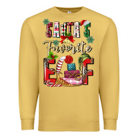 Antique Gold santas favorite elf Premium Sweatshirt - MaliasSmallBusiness