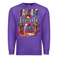 Purple santas favorite elf Premium Sweatshirt - MaliasSmallBusiness