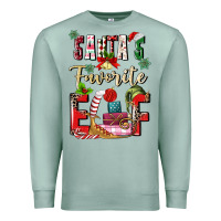 Seafoam santas favorite elf Premium Sweatshirt - MaliasSmallBusiness