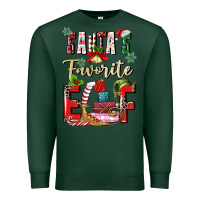 Sports Green santas favorite elf Premium Sweatshirt - MaliasSmallBusiness