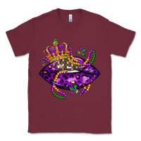 Burgundy mardi gras lips Classic Tee - LillyAllenDesigns