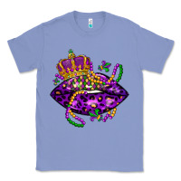 Colony Blue mardi gras lips Classic Tee - LillyAllenDesigns