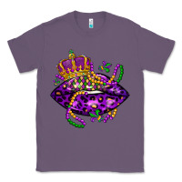 Lavender mardi gras lips Classic Tee - LillyAllenDesigns