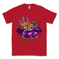 Red mardi gras lips Classic Tee - LillyAllenDesigns