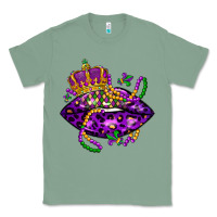 Sage mardi gras lips Classic Tee - LillyAllenDesigns