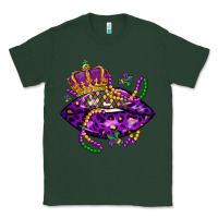 Sports Green mardi gras lips Classic Tee - LillyAllenDesigns