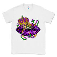 White mardi gras lips Classic Tee - LillyAllenDesigns
