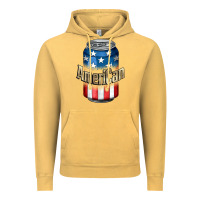 Vintage Mustard American 4th of July Vintage Hoodie - CowGirlArtShop