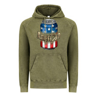 Vintage Olive American 4th of July Vintage Hoodie - CowGirlArtShop