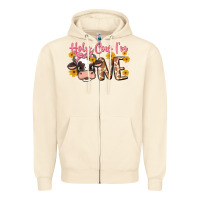 Sandshell holy cow i'm one Zipper Hoodie - MaliasSmallBusiness