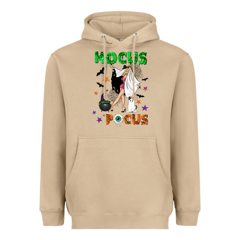 Hocus Pocus With Witch Heavyweight Hoodie by NancyCooperArtShop | Teevron
