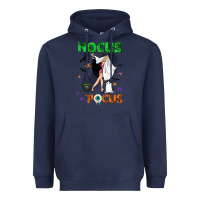 Navy hocus pocus with witch Heavyweight Hoodie - NancyCooperArtShop