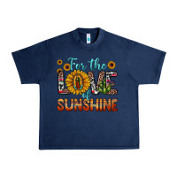 Navy for the love of sunshine sunflower our lady of guadalupe Urban Heavy Tee - JahusDesignShop