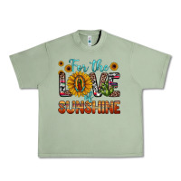 For The Love Of Sunshine Sunflower Our Lady Of Guadalupe Urban Heavy Tee | Teevron