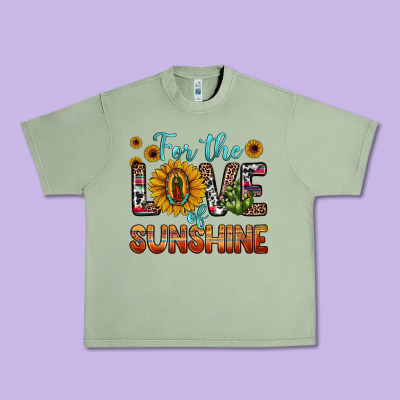 For The Love Of Sunshine Sunflower Our Lady Of Guadalupe Urban Heavy Tee Designed By Jahusdesignshop