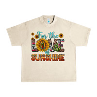 Sandshell for the love of sunshine sunflower our lady of guadalupe Urban Heavy Tee - JahusDesignShop
