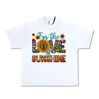 White for the love of sunshine sunflower our lady of guadalupe Urban Heavy Tee - JahusDesignShop