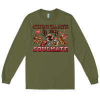 Army Green chocolate is my soulmate Long Sleeve Tee - AdoDesignShop