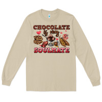 Mushroom chocolate is my soulmate Long Sleeve Tee - AdoDesignShop
