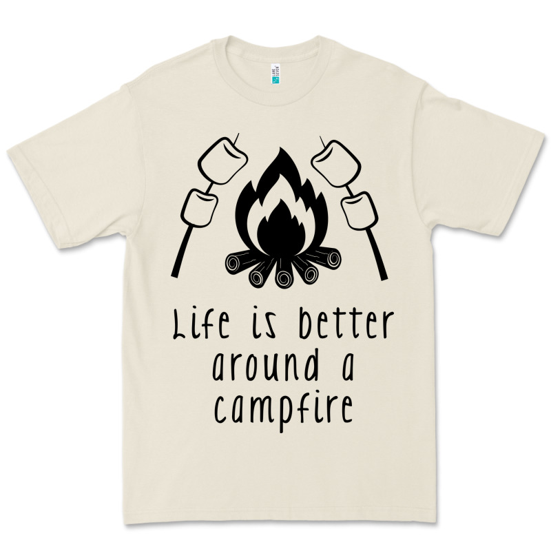 Life Is Better Around A Campfire Premium Tee by Unal Design | Teevron