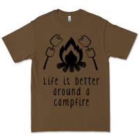 Cacao life is better around a campfire Premium Tee - Unal Design