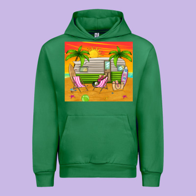 Summer Caravan Urban Hoodie Designed By Tumblerdesignbyshophia