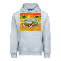 Heather Grey summer caravan Urban Hoodie - TumblerDesignByShophia