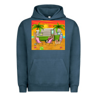 Pigment Midnight Navy summer caravan Urban Hoodie - TumblerDesignByShophia
