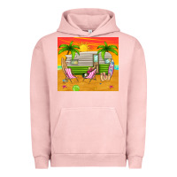 Pigment Salmon summer caravan Urban Hoodie - TumblerDesignByShophia