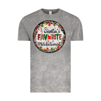 Cloud Rock christmas santas favorite phlebotomist light Vintage Tee - AdoDesignShop
