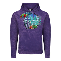 Cloud Purple beach please Vintage Hoodie - SublimationCraftShop