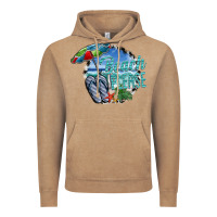 Vintage Coffee beach please Vintage Hoodie - SublimationCraftShop