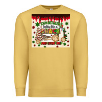 Antique Gold torn between lookin like a snack and eatin one Premium Sweatshirt - MaliasSmallBusiness