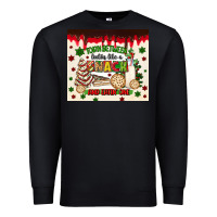 Black torn between lookin like a snack and eatin one Premium Sweatshirt - MaliasSmallBusiness