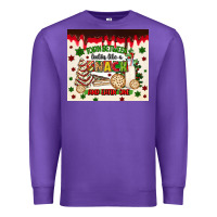 Purple torn between lookin like a snack and eatin one Premium Sweatshirt - MaliasSmallBusiness