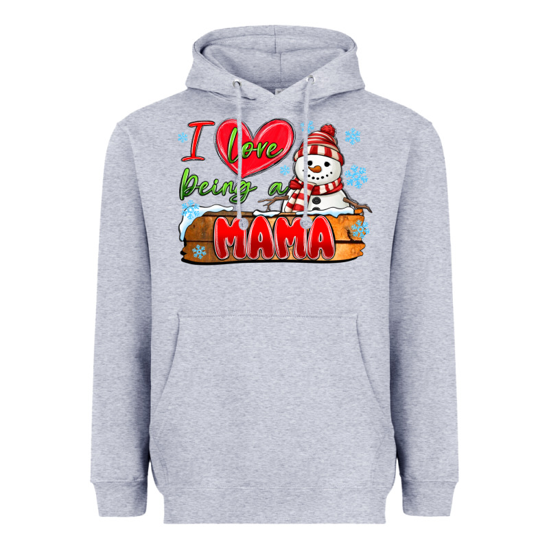 I Love Being A Mama Heavyweight Hoodie by MaliasSmallBusiness | Teevron