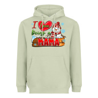 Matcha i love being a mama Heavyweight Hoodie - MaliasSmallBusiness