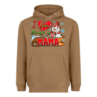 Toasted Coconut i love being a mama Heavyweight Hoodie - MaliasSmallBusiness