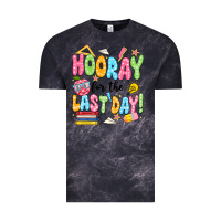 Cloud Black hooray for the last day black Vintage Tee - JahusDesignShop