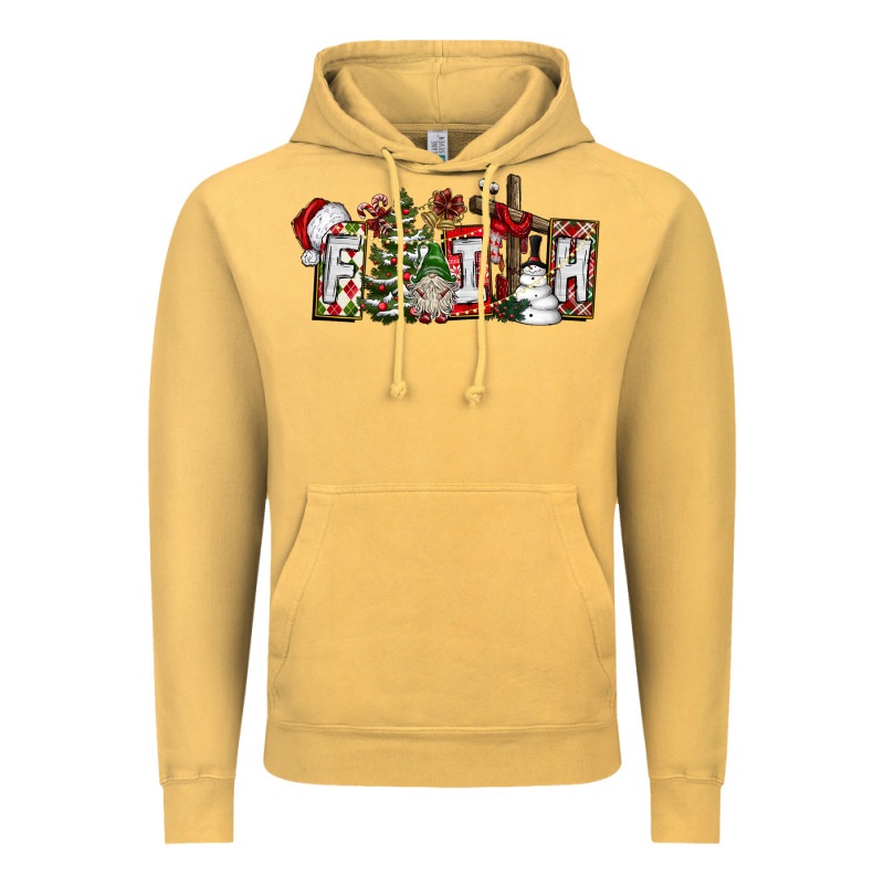 Faith Vintage Hoodie by CowhideDigitalArt | Teevron