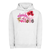 Pigment Lunar Rock Clouds of love with balloons Valentine's Day Urban Hoodie - HowdyJamesFarm