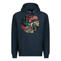Navy let's go girls Premium Hoodie - Jasminsmagicworld