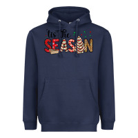 Navy tis the season christmas debbie cake Heavyweight Hoodie - MaliasSmallBusiness